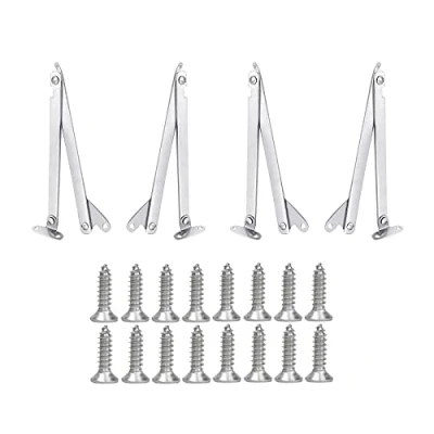 Imagen de SUpoetry 4 Piezas Bisagras Elevables para Mesa, Bisagra Mesas Elevables, de Soporte, Se Utiliza Soporte Cubierta Gabinete Muebles