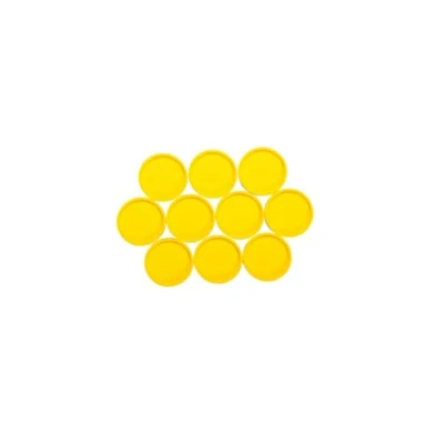 Imagen de Maul 6172313, Conjunto de imanes Polipropileno Redonda, 8,4 x 30 mm, 10 uds., Amarillo (Gelb)