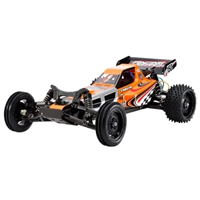 Imagen de Tamiya Buggy 58628 1:10 Racing Fighter (DT 03) The Real, Coche teledirigido, vehículo RC, modelismo, Kit para Montar, Hobby, Tinkering, Color Naranja