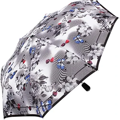 Imagen de Knirps Paraguas de bolsillo para mujer, tamaño grande, Duomatic, Japón., con encendido automático