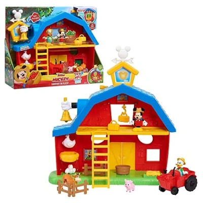 Imagen de Disney Junior Mickey Mouse Juego de Juegos Granja con Efectos Sonido como Sonidos Animales, música y Accesorios, a Partir 3 años, Just Play