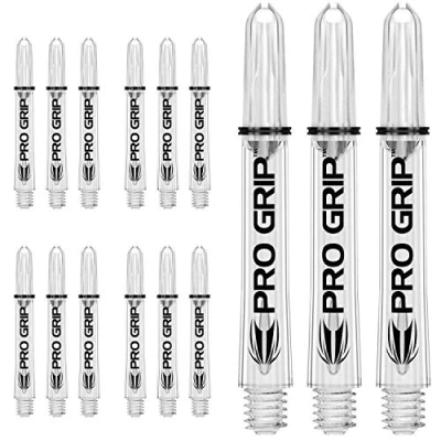 Imagen de TARGET 5 X Sets of Pro Grip Shaft 15 in Total Cañas de Dardos, Unisex, Transparente, Short 34mm