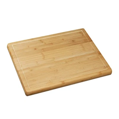 Imagen de Relaxdays Tabla Cortar Cocina, Cubre Encimera, Tapa, Protector Vitrocerámica, Bambú, 1 Ud., 2 x 56,5 50 cm, Marrón
