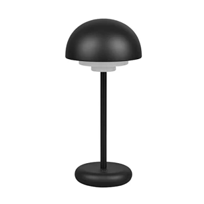 Imagen de Reality, Sobremesa, Elliot incl. 1 x LED,SMD,2,0 Watt,3000K,180 Lm. Cuerpo: Plástico, estera negra Ø:13,5cm, A:30,0cm Función Táctil 4 nivel,Funcionamiento de la batería,IP44,