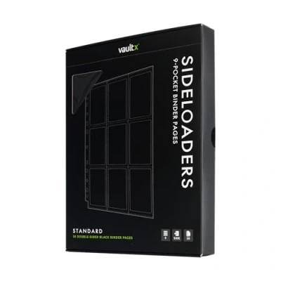 Imagen de Vault X® Sideloaders 50 Páginas de Almacenamiento A4 9 Bolsillos para Cartas Coleccionables Inserción Lateral TCG (Premium)