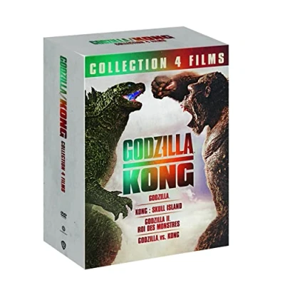 Imagen de MonsterVerse (Godzilla/Kong) Collection 4 films : Godzilla + Roi des monstres Kong Skull Island vs [Francia] [DVD]