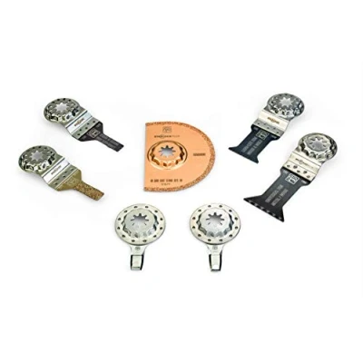 Imagen de FEIN Set MARINE de 7 piezas para uso en el sector marítimo reformas, conservación y reparación yates, Adecuado todas las MultiTools StarlockPlus StarlockMax, 100% Calidad