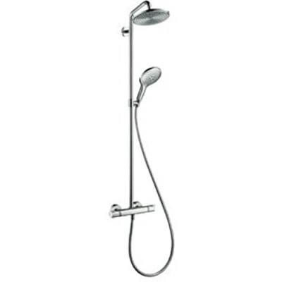 Imagen de Hansgrohe 27116000 Raindance Select S 240 columna de ducha, 3 tipos chorro, ahorro agua, cromo