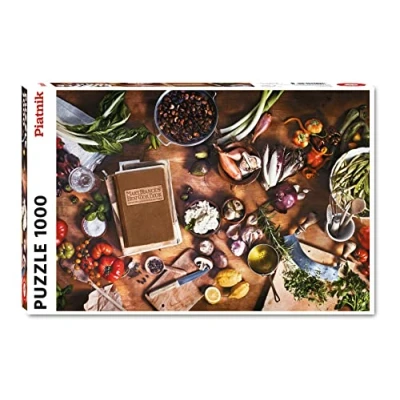 Imagen de Piatnik Puzzle de 1000 Piezas, diseño del Primer Libro Cocina Mary France (5585)