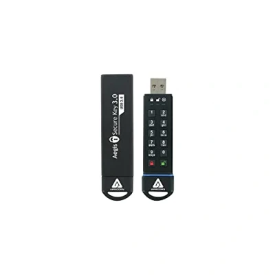 Imagen de Apricorn Aegis Secure Key 3.0 Unidad Flash USB (60 GB, Type A 3.0, Lector 2.0, A, (3.1 Gen 1), 195 MB/s, Tapa, Negro)