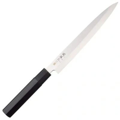 Imagen de KAI Seki Magoroku Kinju y Hekiju Yanagiba 18,0 cm longitud de la hoja 8A solid &amp; SUS420J2 58 56 (±1) HRC Hecho a mano madera Pakka plástico PP cuchillo sushi sashimi en Japón