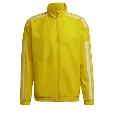 Imagen de adidas Performance Squadra 21 Chaqueta de entrenamiento, Hombre, Talla: Medium, Team yellow/white