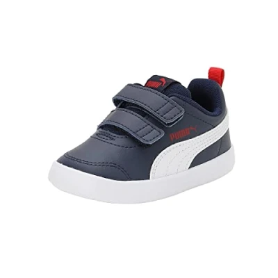Imagen de PUMA Courtflex V2 V Inf, Sneaker Unisex bebé, Peacoat High Risk Red, 20 EU