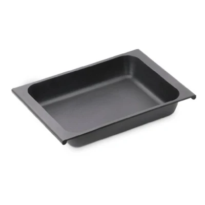 Imagen de BRA Bandeja rustidera, Aluminio Fundido, Negro, 41 cm