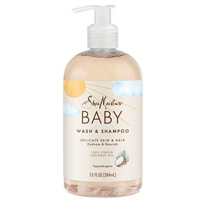 Imagen de Shea Moisture 100 Percent Virgin Coconut Oil Baby Wash &amp; Shampoo