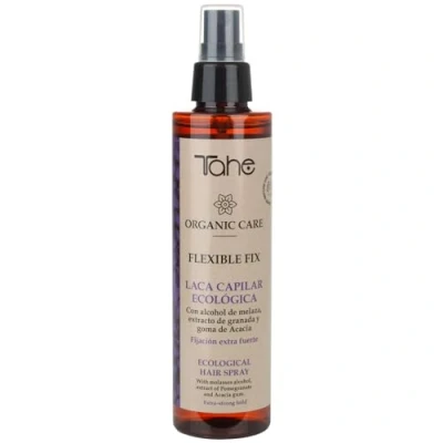 Imagen de Tahe Organic Care Laca Capilar Ecológica Flexible Fix Anti humedad y sin dejar residuos, 200 ml (Extra fuerte)