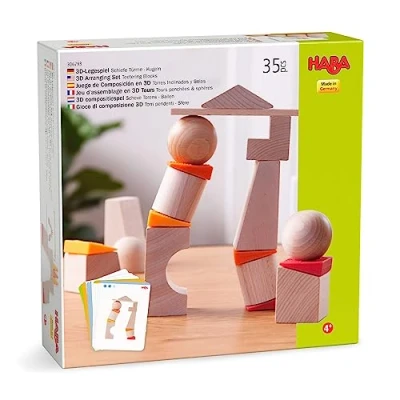 Imagen de HABA 306793 Juego de ensamblaje 3D para niños (Juguete, 4 años), Color Madera (306793)