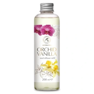 Imagen de Recambio de Difusor Orquídea Vainilla 200ml Fragancias Ambiente Intensas y Duraderas Aroma Floral Aromaterapia