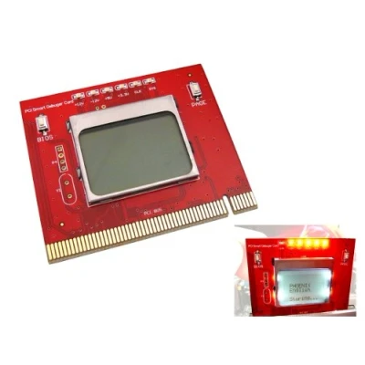 Imagen de Kalea INFORMATIQUE Comprobador de Placas Base con Pantalla LCD. Interfaz PC sobremesa en Puerto PCI