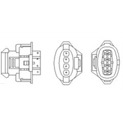 Imagen de MAGNETI MARELLI 466016355115 Sonda lambda térmico 4 OPEL: Astra G CC, Berlina, Zafira A