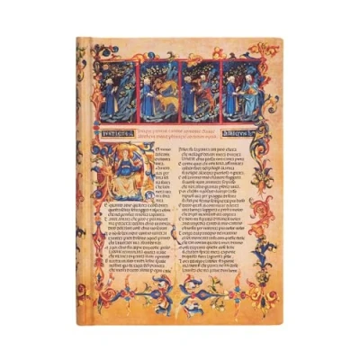 Imagen de Hardcover Notizbuch Inferno Midi Liniert: Dante&#039;s Inferno, Hardcover, 120 gsm, ribbon marker, pouch, elastic closure (Divine Comedy)