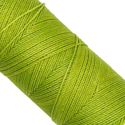 Imagen de Linhasita Bobina hilo encerado 100gr / 170 metros 1 mm de grosor poliester (Verde Manzana)