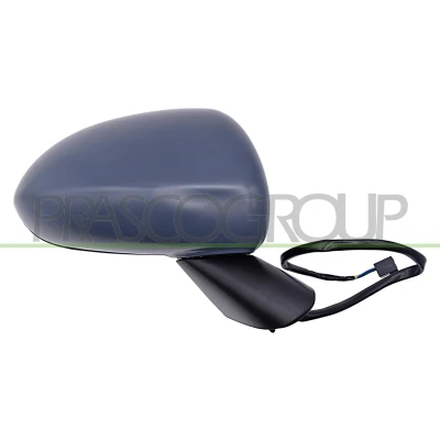 Imagen de Espejo retrovisor Prasco OP0347213P Premium derecha negro/blanco imprimado eléctrico ajustable desde interior OPEL: Corsa D Hatchback