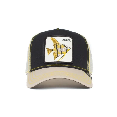 Imagen de Goorin Bros Sick Lid Angel Fisch Black A Frame Adjustable Trucker Cap One Size