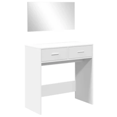 Imagen de vidaXL tocador con Espejo Blanco 80x39x80 cm, Mesa tocador, de Maquillaje, Muebles vestidor, Dormitorio