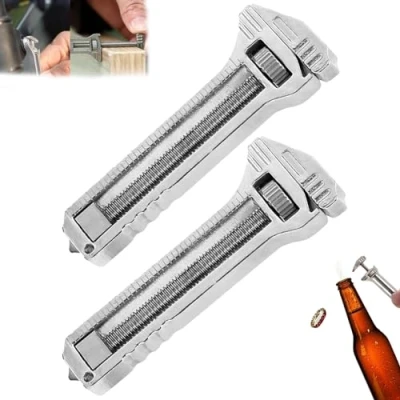 Imagen de Compact Titanium Multitool,mini Multitool Wrench,mini Llave Multiherramienta,multiherramienta Compacta De Titanio,Llave Multifuncional Mini, Aleación Titanio