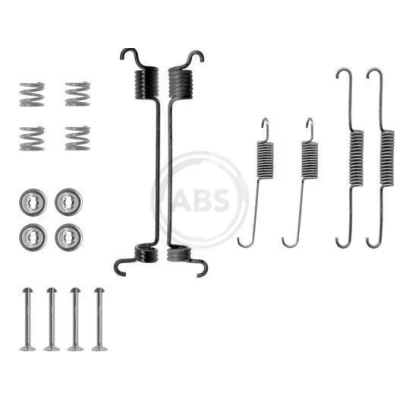 Imagen de A.B.S. 0741Q Juego de accesorios, zapatas freno NISSAN: MICRA 2