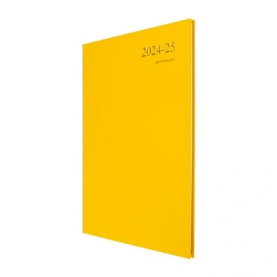 Imagen de Collins Essential ESSA43M.45 2425 Agenda académica de medio año para estudiantes y profesores, tamaño A4, vista semanal, color amarillo, 2425, julio 2024 a 2025