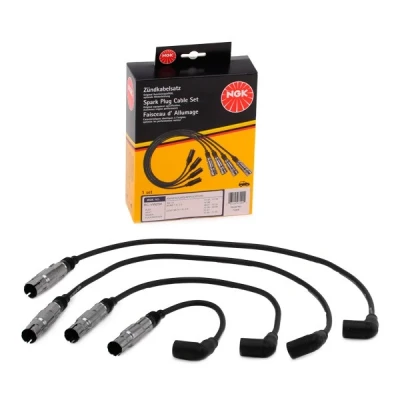 Imagen de NGK 7044 Juego de Cables Encendido 4 AUDI: A3 Sportback, Hatchback, SEAT: Leon II VOLKSWAGEN: New Beetle Hatchback norauto, oscaro,