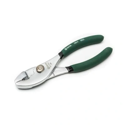 Imagen de SATA ST70511ST Alicates para juntas deslizantes de 6 pulgadas y cuerpo acero al cromo vanadio, con manijas verdes ensamblaje junta remache
