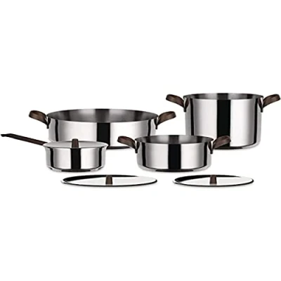 Imagen de Alessi Pan Set Edo PU100S7 4 Piece by Patricia Urquiola