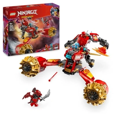 Imagen de LEGO Ninjago Moto Meca de la Tormenta Kai Juguete Construcción, Juego Ninja con y 3 Minifiguras, Figura Articulada Catana, Regalo para Niños Niñas 7 Años o Más 71830