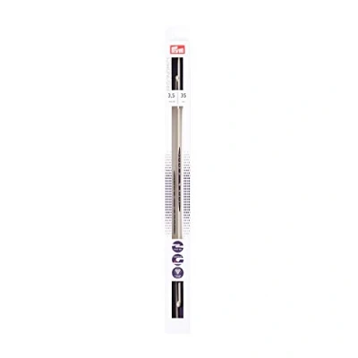 Imagen de Prym Tejer para Chaqueta 35 cm 3,50 mm Agujas ergonómicas de un Solo Punto (par) 3,5 x Longitud, Material sintético Alto Rendimiento, Multicolor, 38 4 1