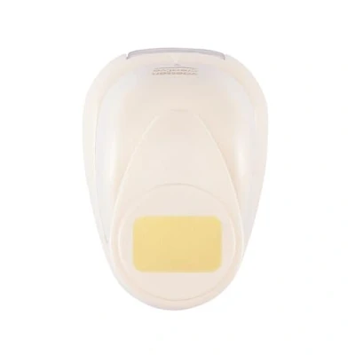 Imagen de Vaessen Creative Perforadora Rectángulo, 2,5 cm, 1 Unidad, hasta 160g, para Manualidades y Scrapbooking, Metal, Blanco Rosa, medium