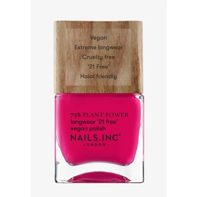 Imagen de Nails Inc Pintauñas vegano MINDFULNESS MANTRA Plant Power 73% a base de plantas, 100% y Cruelty Free Manicura perfecta, rosa oscuro Para estética uñas ecológica