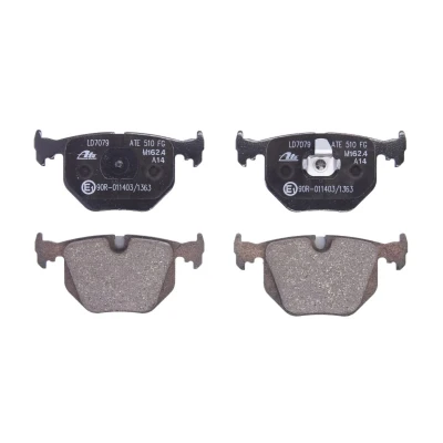 Imagen de ATE Ceramic 13.0470 7079.2 Juego de pastillas freno preparado para indicador desgaste, excl. contacto avisador desgaste BMW: X3, 3 Coupé