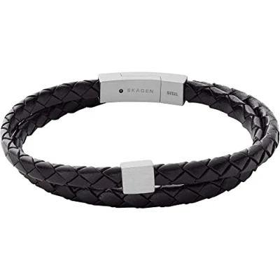 Imagen de Skagen Pulsera Para Hombre Hulsten, Longitud: 185 mm Plata De Acero Inoxidable, SKJM0184040