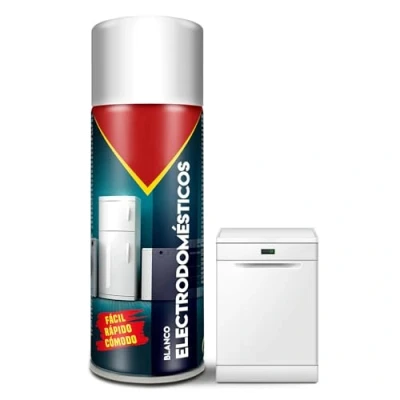Imagen de TIENDA EURASIA Spray para Electrodomesticos Blanco Pintura Capacidad 150 ml 5x17.5 cm