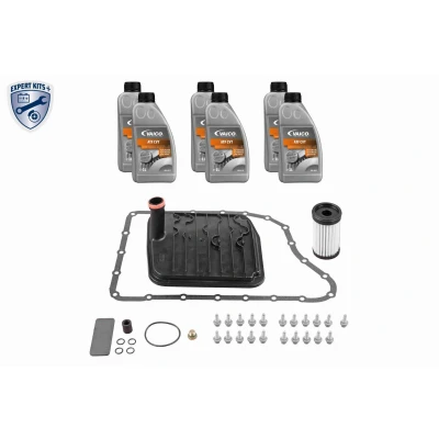 Imagen de VAICO V25 0920 Kit piezas, cambio aceite caja automática Con accesorios, junta cant. de para estándar FORD: Focus 2