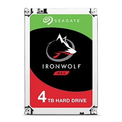 Imagen de Seagate IronWolf, 4TB, NAS, Disco duro interno, HDD, CMR 3,5&quot; SATA 6GB/s, 5900 RPM, caché de 64 MB para almacenamiento conectado a red RAID, y 3 años Rescue Services (ST4000VN008)
