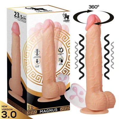 Imagen de Vibrador rotador Dildo realista magnus centauro y de silicona liquida Intoyou