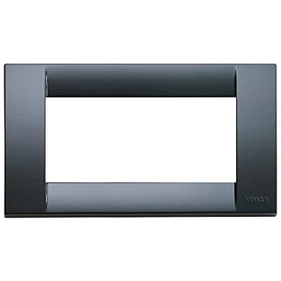 Imagen de Vimar serie idea Placa classica 4 módulo plastico gris grafito