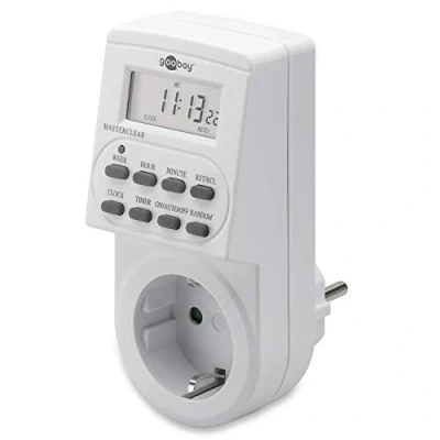 Imagen de Temporizador digital control precisamente para aparatos electrónicos, 1 pieza, blanco, 51277