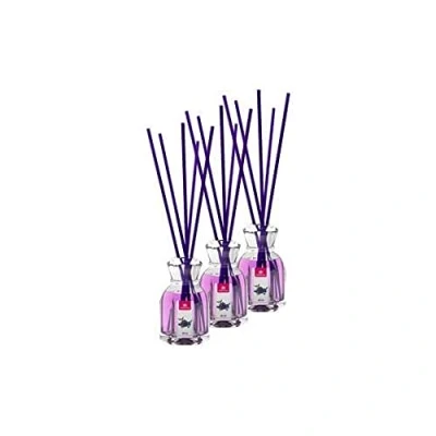 Imagen de CRISTALINAS. Ambientador Mikado Clásico. Difusor con Varillas de ratán. Formula sin Alcohol. Más 8 semanas duración. 40ml. Aroma Frutos del Bosque. (3x40ml)