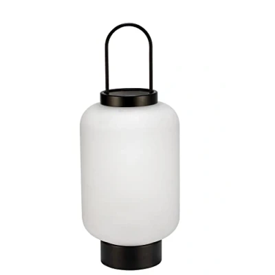 Imagen de Pauleen Farol LED 48253 Mobile Glow IP44 con temporizador, batería, incluye 1 x 0,2 W de satén exterior, cristal negro, plástico, metal 2700 K