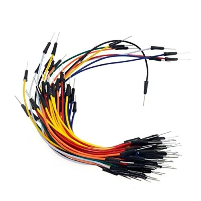 Imagen de OcioDual 65x Cable Jumper Dupont Macho/Macho Puente para Tablero protoboard breadboard pic solderless Wire Cables